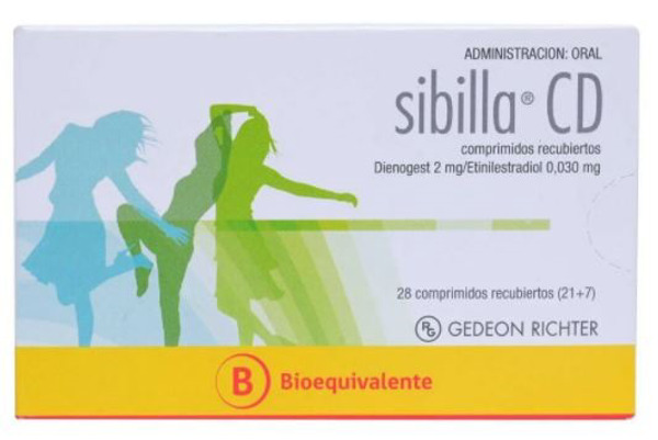 Imagen de SIBILLA C.D. 2+0.03mg [28 comp.]