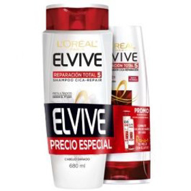 Imagen de ELVIVE SHAMPOO REPARACIÓN TOTAL 5 + ACONDICIONADOR PACK (680 +370 ml)
