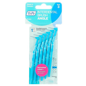 Imagen de TEPE INTERDENTAL ANGULADO AZUL 1,1 mm [6 uni.]