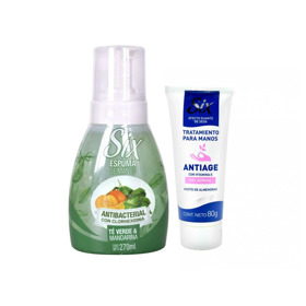 Imagen de SIX MANOS ESPUMA TE VERDE+CREMA PACK [270ml+110gr]