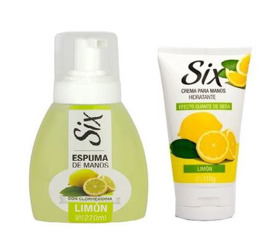 Imagen de SIX MANOS ESPUMA LIMON+CREMA PACK [270+80ml]
