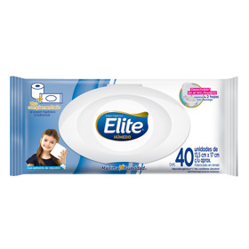 Imagen de ELITE PAPEL HIGIENICO HUMEDO 40 uni.