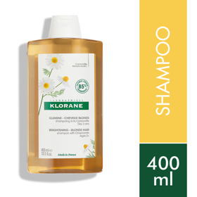 Imagen de KLORANE SHAMPOO CAMOMILLE REFLEJOS RUBIOS 400 ml
