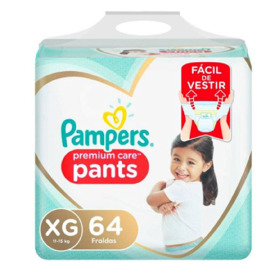 Imagen de PAMPERS PREMIUM CARE  PANTS XG XG [64 uni.]