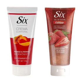 Imagen de SIX CORPORAL GEL DUCHA MANGO+CREMA PACK [105+195ml]