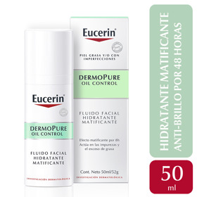 Imagen de EUCERIN DERMOPURE FLUIDO HIDRATANTE MATIFICANTE PIEL GRASA [50 ml]