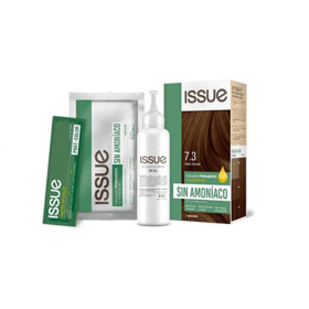 Imagen de ISSUE COLORACION KIT SIN AMONIACO CASTAÑO 4 [47gr+47+15+1uni]