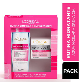 Imagen de HIDRA TOTAL 5 CREMA+EAU MICELLAIRE PACK [50+200ml]