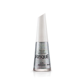 Imagen de RISQUE ESMALTE GLITTER AS MIL PURPURINAS [8 ml]