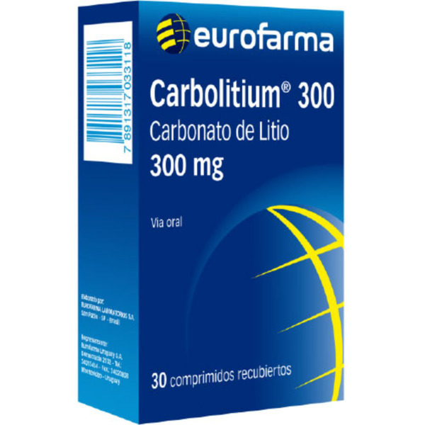 Imagen de CARBOLITIUM 300 mg [30 comp.]