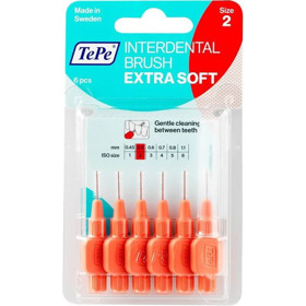 Imagen de TEPE INTERDENTAL SOFT BLISTER ROJO 0.9mm [6 uni.]