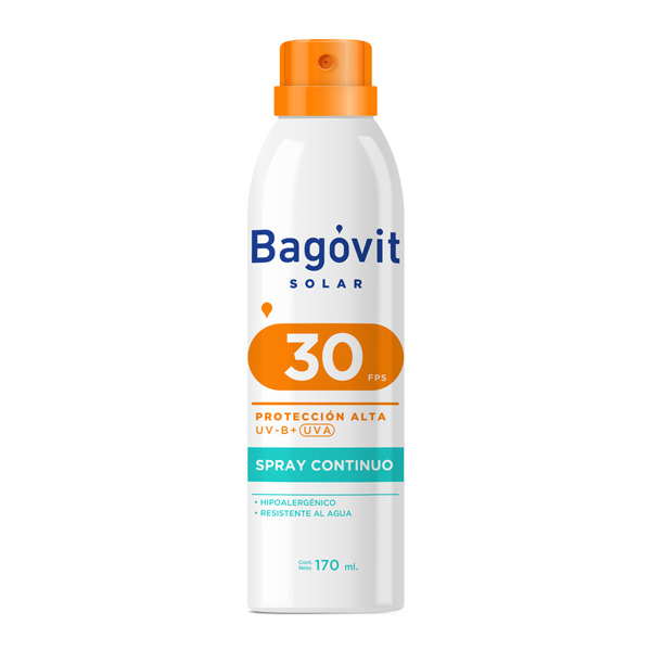 Imagen de BAGOVIT SOLAR 30 SPRAY CONTINUO 30 fps [170 ml]