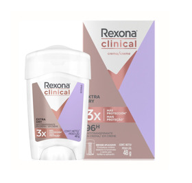 Imagen de REXONA BARRA ANTITR. CLINICAL EXTRA DRY SOFT SOLID CREMA FEMENINO [48 gr]