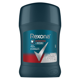 Imagen de REXONA BARRA ANTITR. ANTIBACTERIAL INVISIBLE MASCULINO [50 gr]
