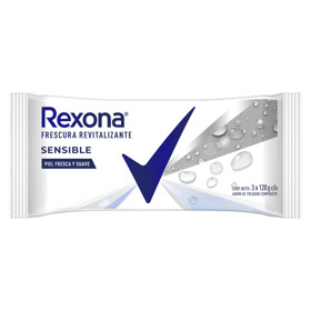 Imagen de REXONA JABON SENSIBLE PACK [3x120gr.]